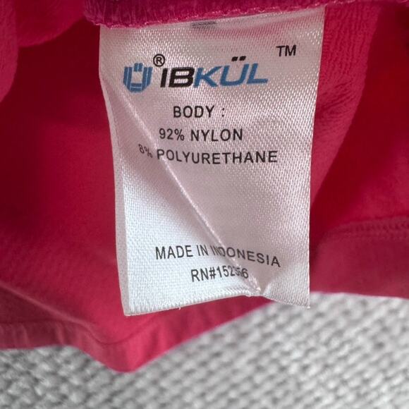 IBKUL Top Women M Pink Easy Stretch UPF 50+ Cool Feel Quick Dry Short Sleeve Zip - Picture 11 of 12